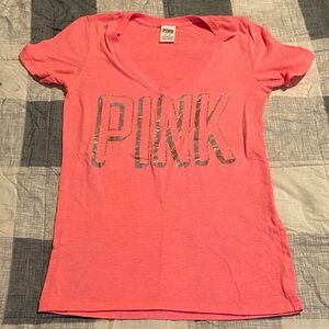 Victoria's Secret Pink V-Neck Tee